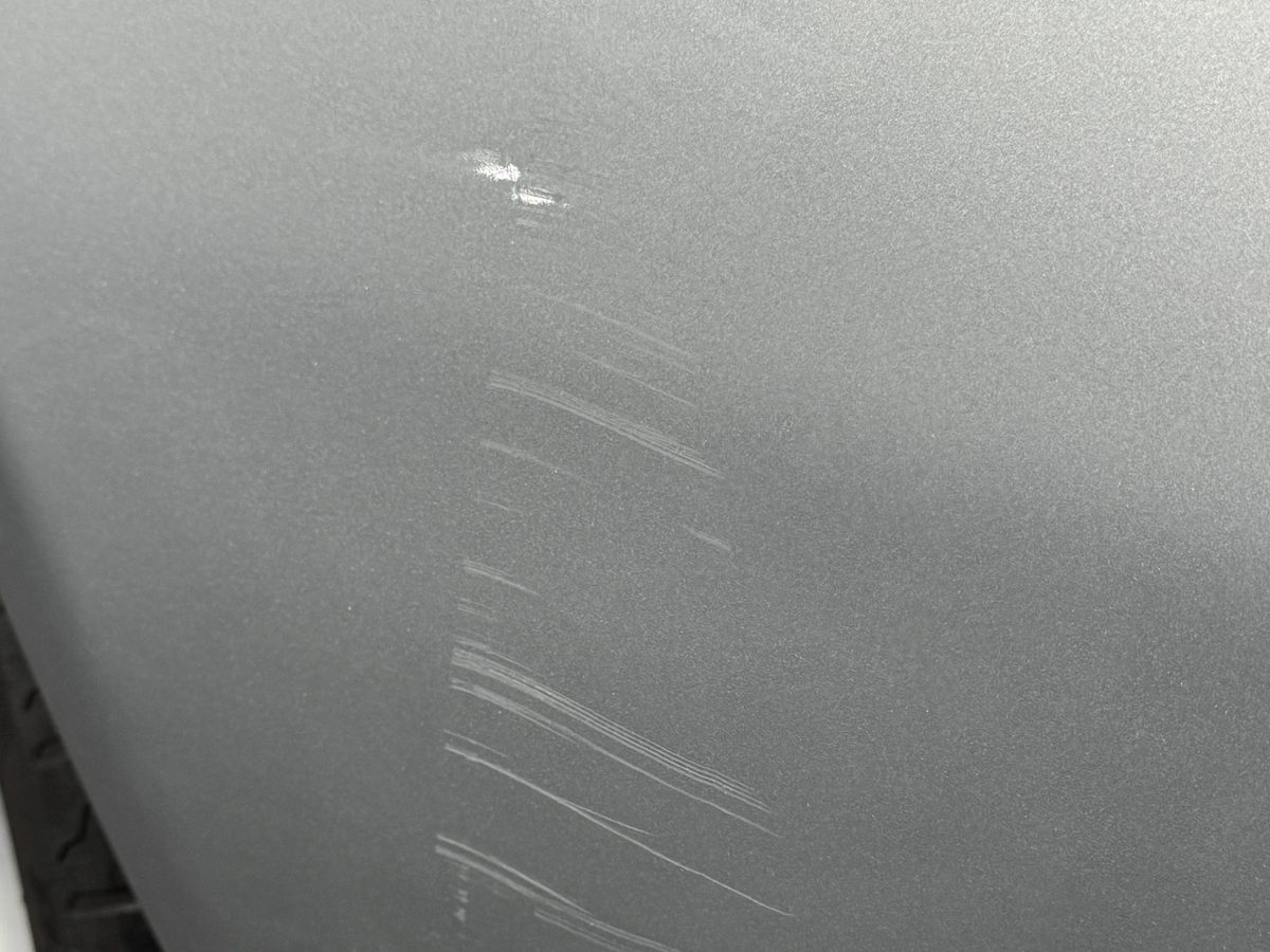 Bumper scratches